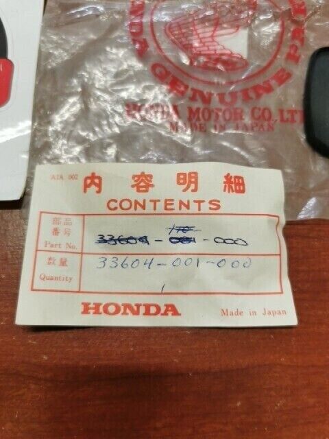 NOS Honda C100 C102 C105 CA100 REAR TURN SIGNAL LENS GASKET 33604-001-000 H69