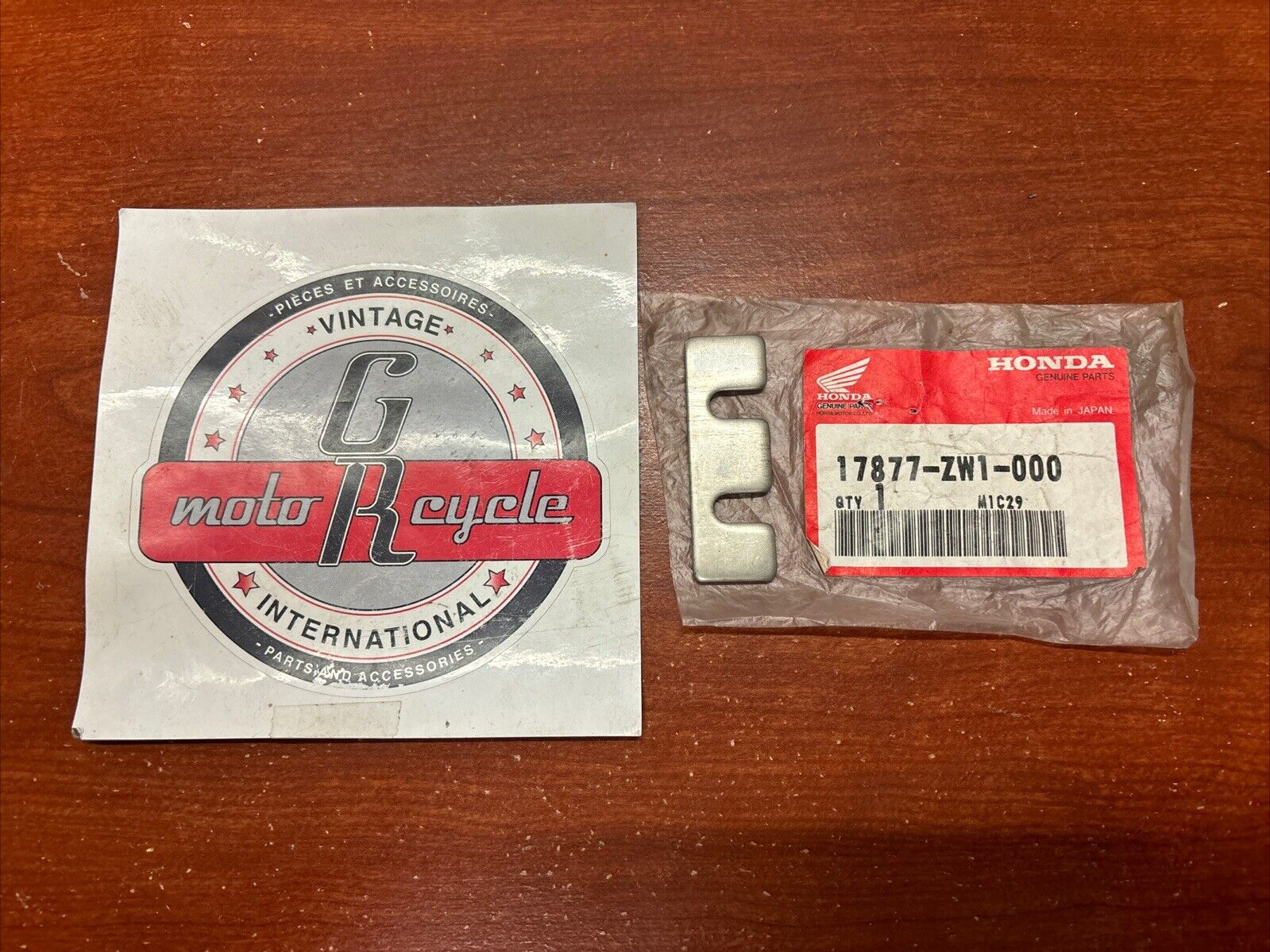NOS Honda BF75 BF90 BF115 BF130 REMOTE CONTROL CABLE PLATE 17877-ZW1-000 H185