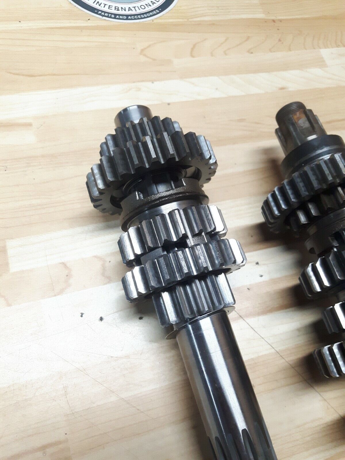 Yamaha DT250 1977 transmission mainshaft countershaft shaft gear DT400 1978