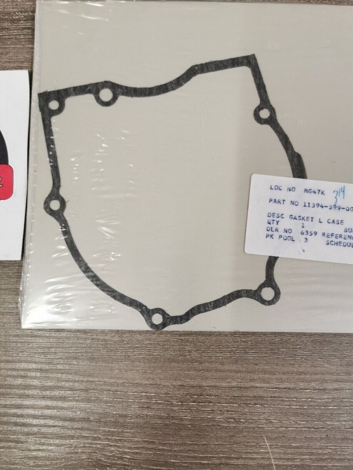 NOS HONDA CB250 CMX250 GASKET  L  CRANKCASE COVER 11394-399-000 H61