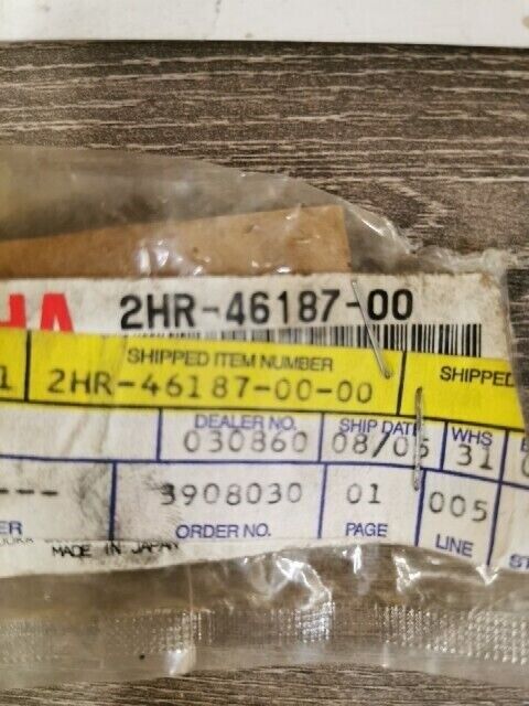 NOS YAMAHA YFB250FWG  YFM400FAHR YFM35XW YFM35FGHA  SPIDER 2HR-46187-00-00 Y104