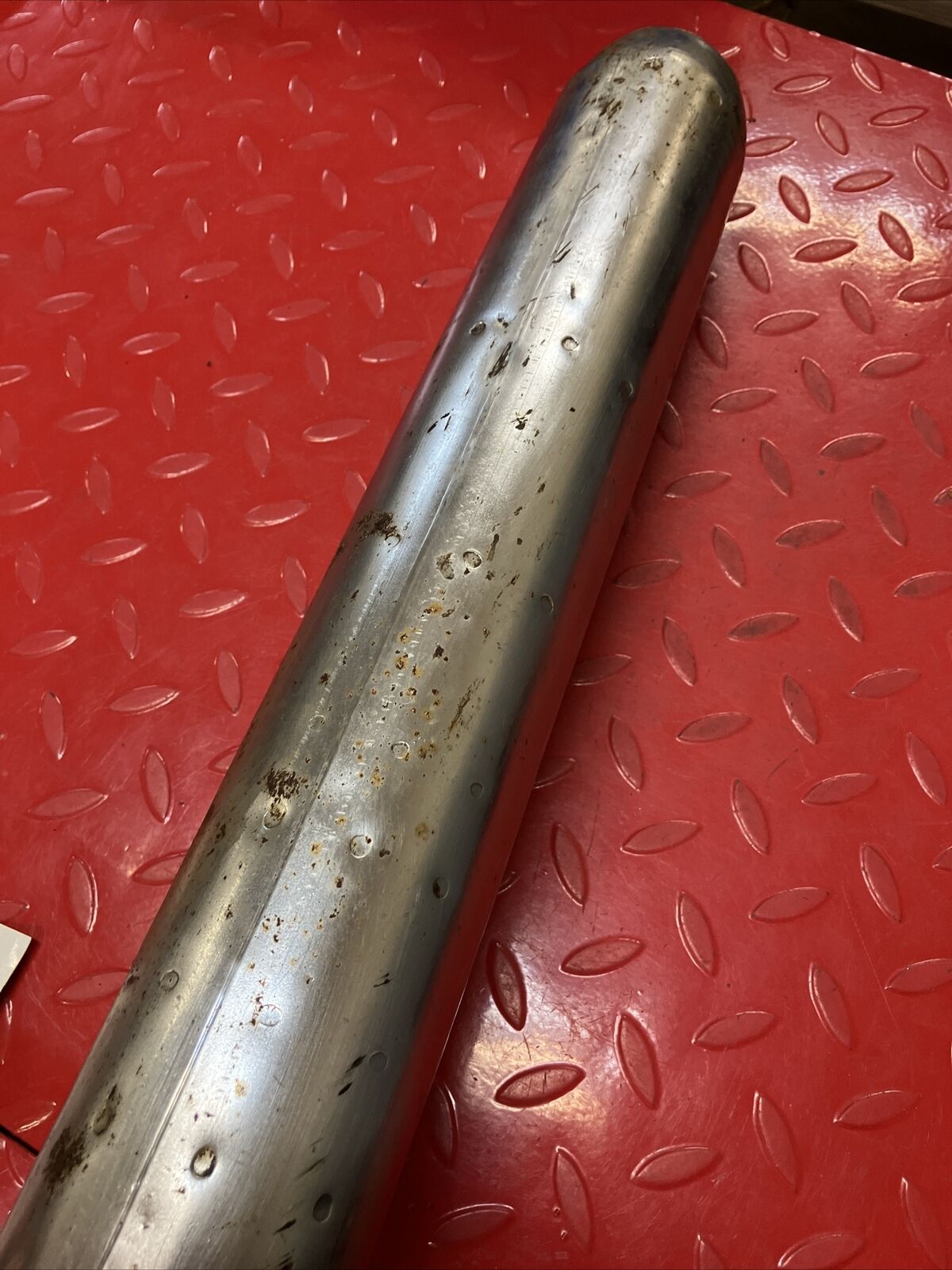 Yamaha RD400 1977 right exhaust pipe silencer 1976 1978 2