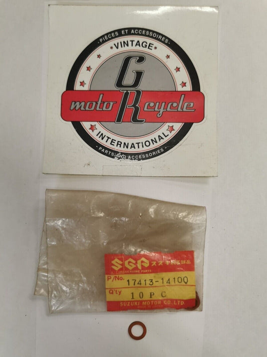 NOS SUZUKI  RM125 RM80 DRAIN GASKET 17413-14100 S28