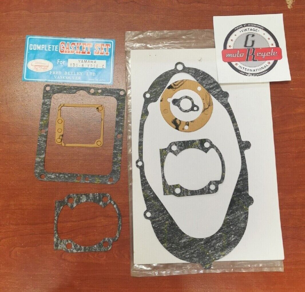 NOS Yamaha YDS6 YDS6C INCOMPLETE GASKET KIT SET 3 Y74