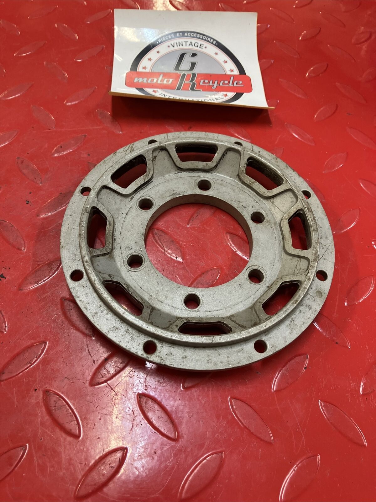 Yamaha RD400 1977 brake disk rotor bracket holder 1976 1978 3