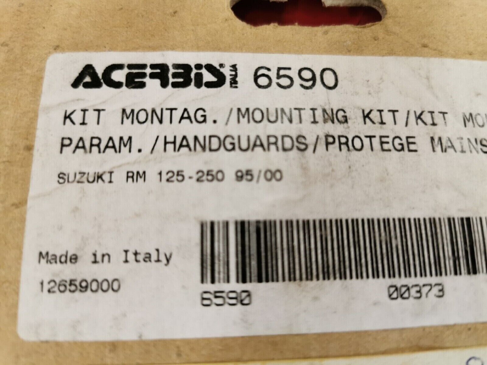 NOS ACERBIS SUZUKI RM80 RM85 RM125 RM250 1995 - 2000  Mounting Kit Flag 6590 J12