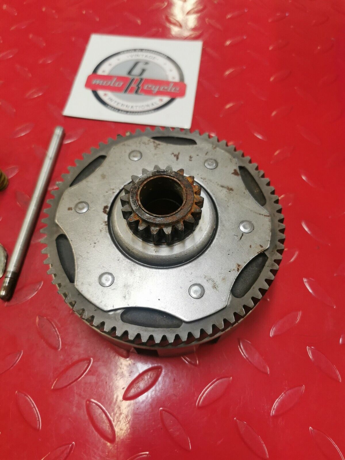Honda MT250 1975 clutch basket pressure plate MR250 1974 1976 22100-358-000