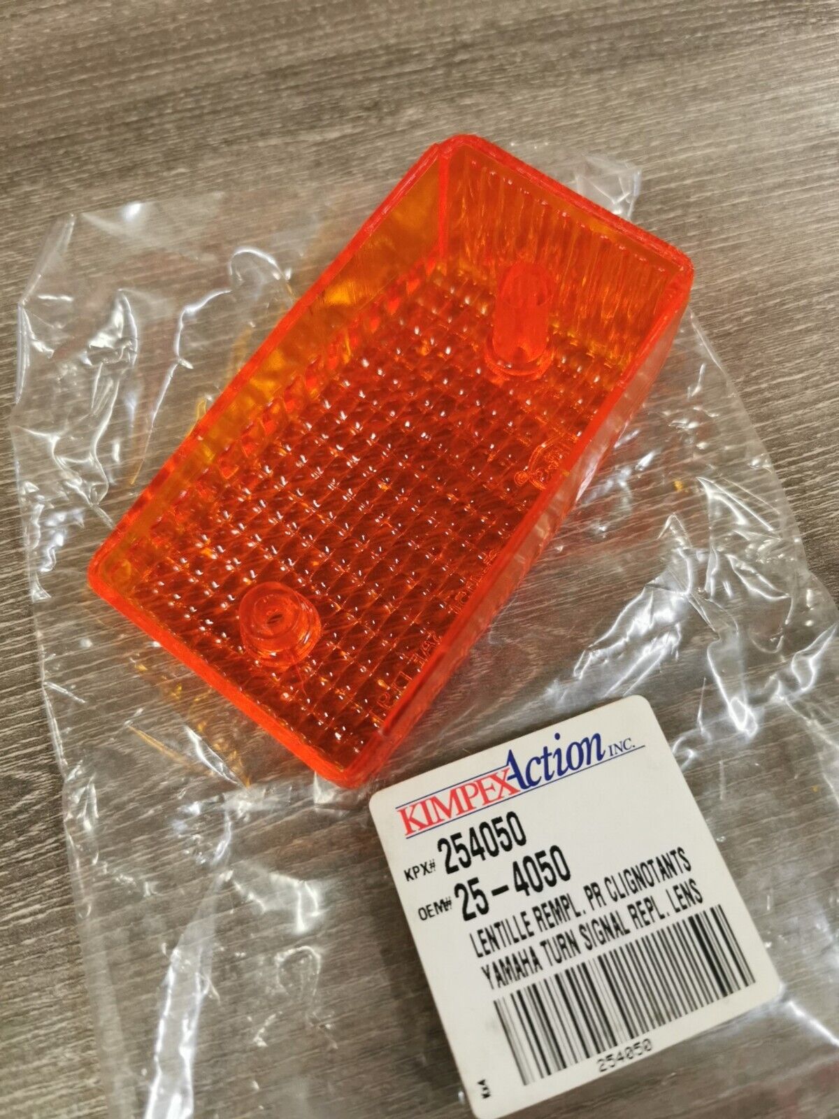 NOS KIMPEX YAMAHA FJ1100 FJ600 Turn Signal Replacement Lens   Amber 25-4050 J27