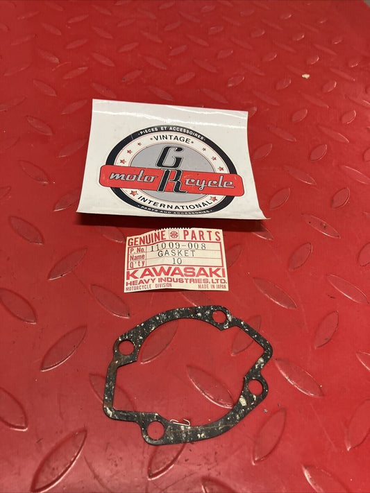 NOS KAWASAKI MT1 KV75 CYLINDER BASE GASKET 11009-008 K21