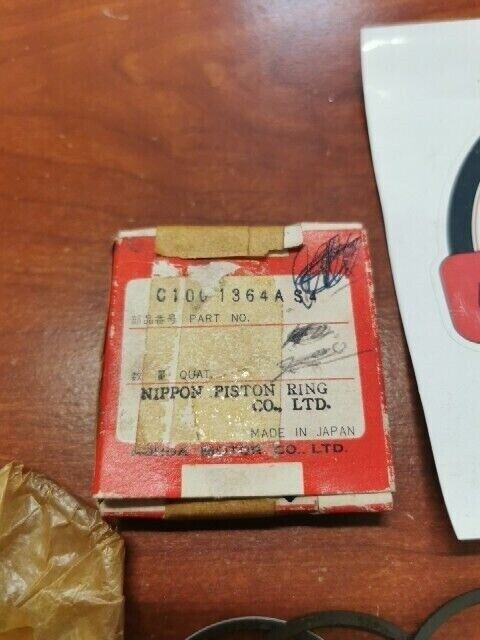 NOS Honda C100 C102 C310S C320S CB50 TS50 PISTON RING SET (1.00) C1001364AS4 H78