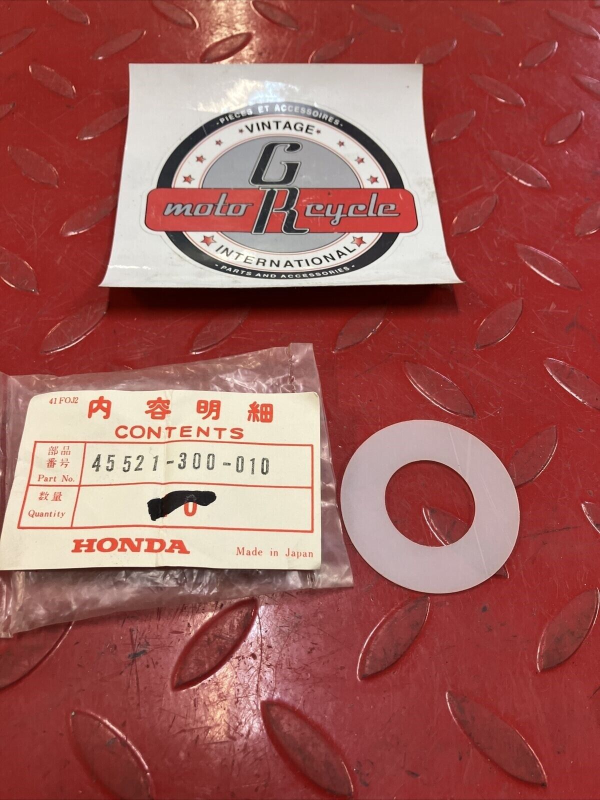 NOS Honda CB750 CB350 CB400 CB500 CB550 GL1000 PLATE DIAPHRAGM 45521-300-010 H32