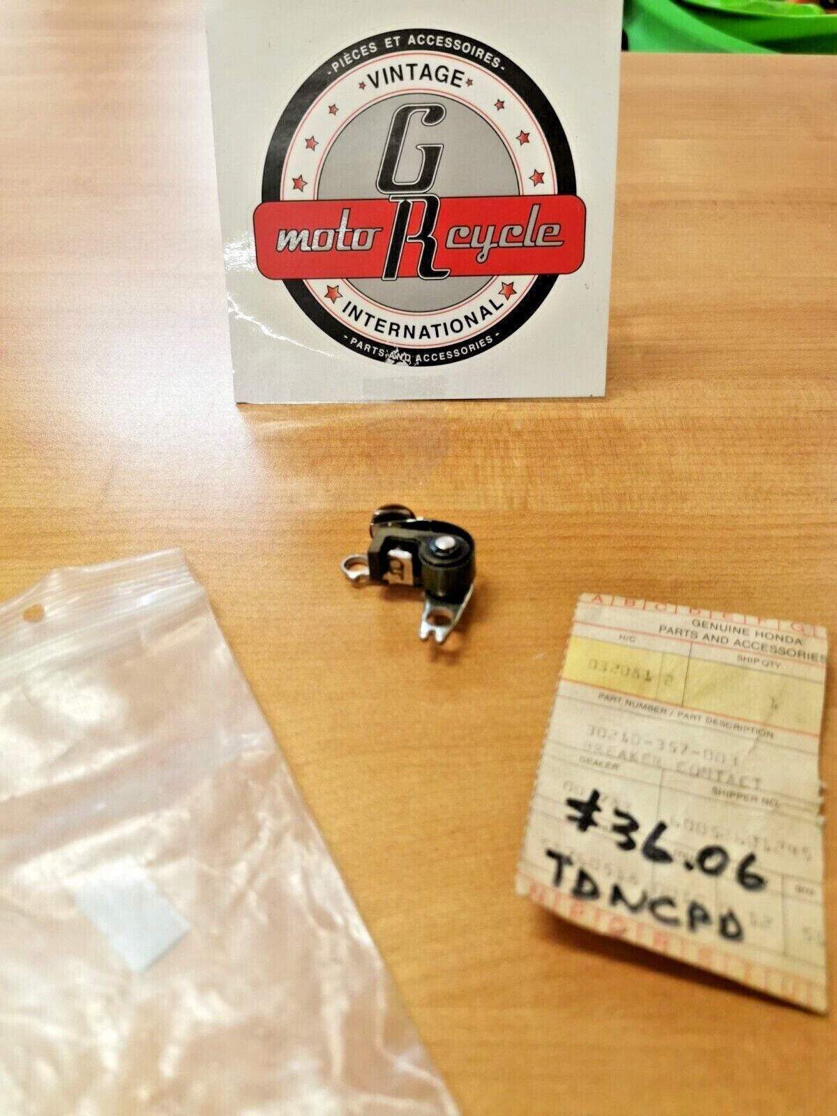 NOS HONDA CR250 1973 - 1976 POINTS 30210-357-003  H22