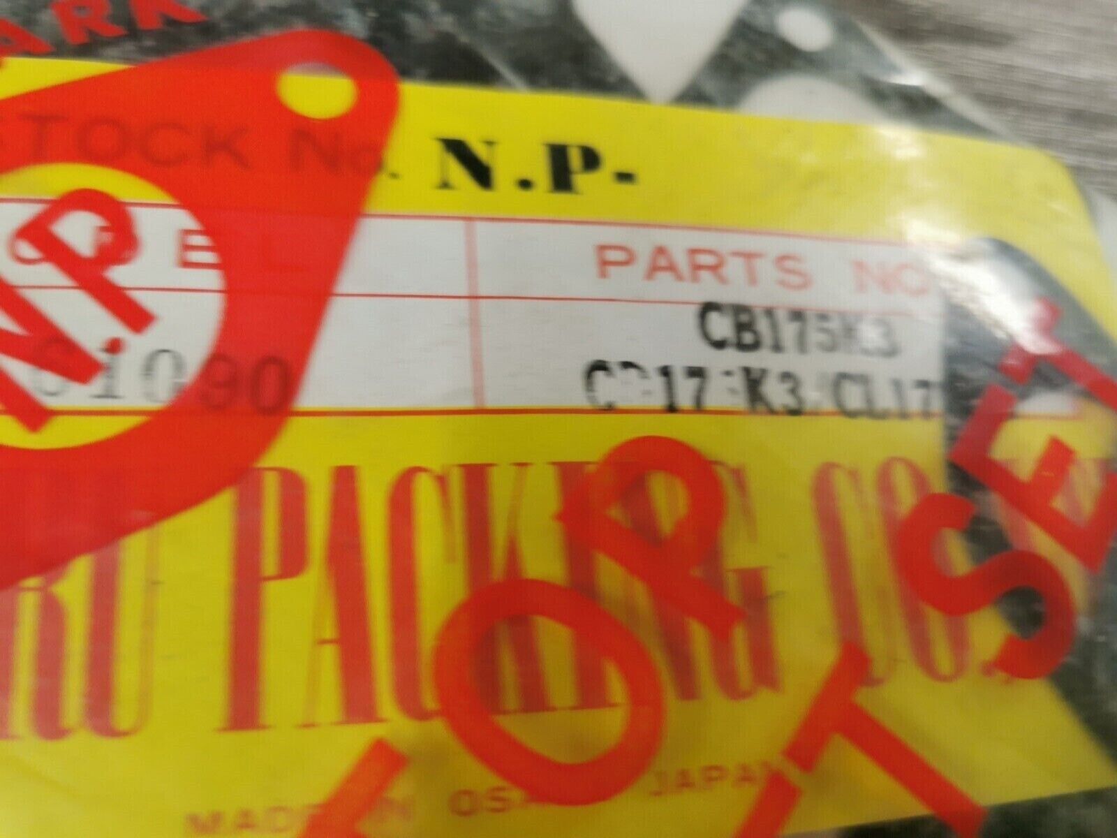 NOS TRADE MARK HONDA CB175 CL175 CD175 TOP GASKET KIT SET 61090 J45