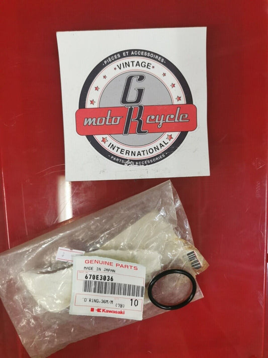 NOS KAWASAKI KX80 O RING 670E3036 K33