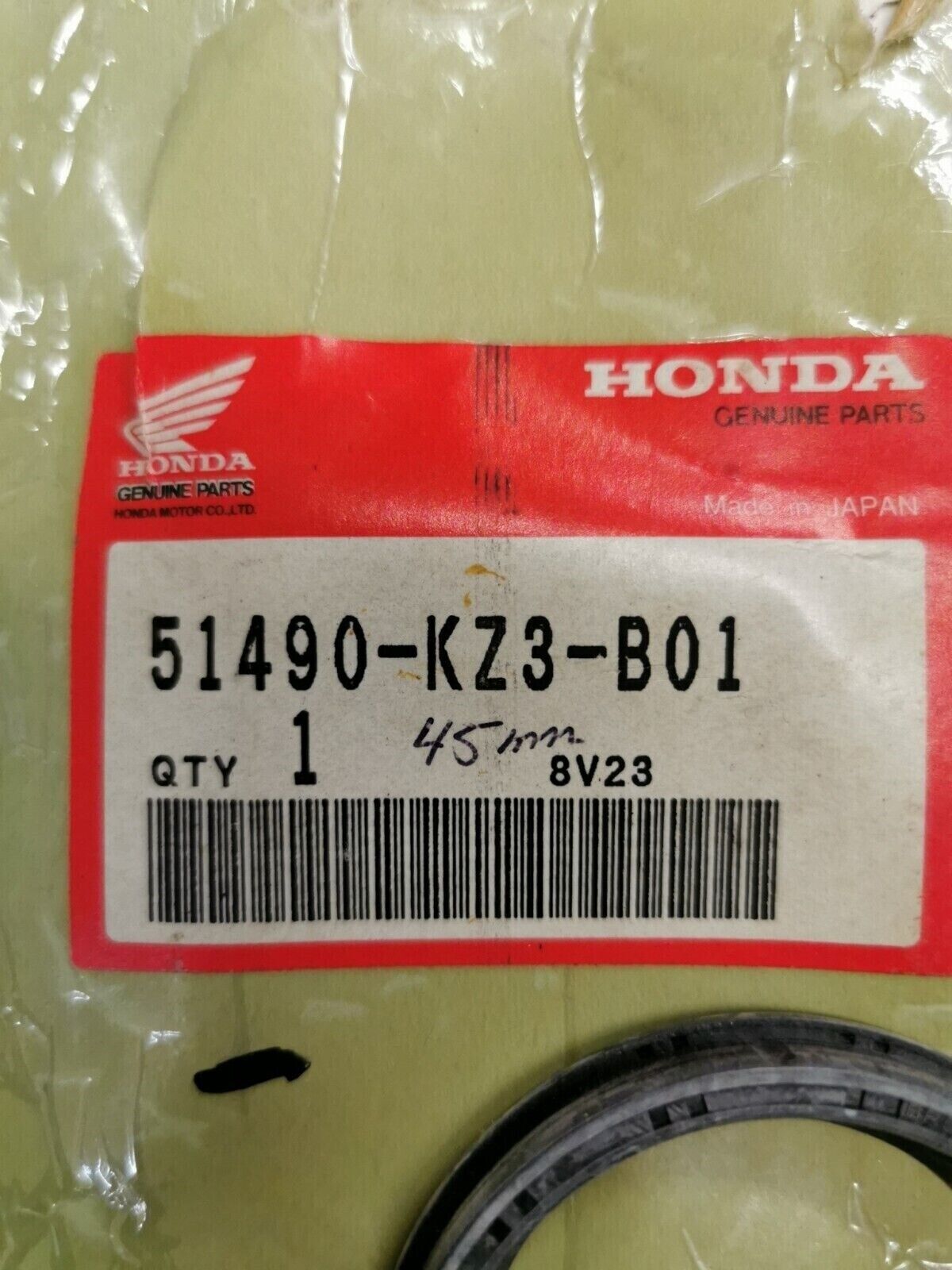 NOS HONDA CR250 1997 1998 FORK SEAL SET INCOMPLETE 51490-KZ3-B01  H56