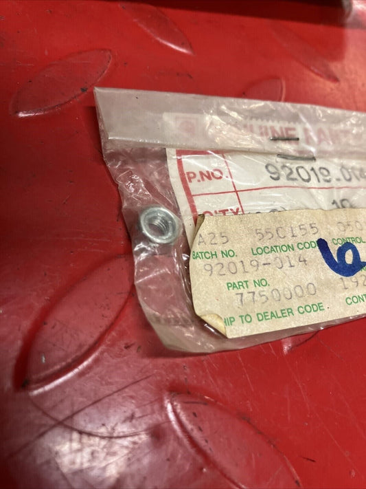 NOS KAWASAKI LOCK NUT 5MM 92019-014 K13