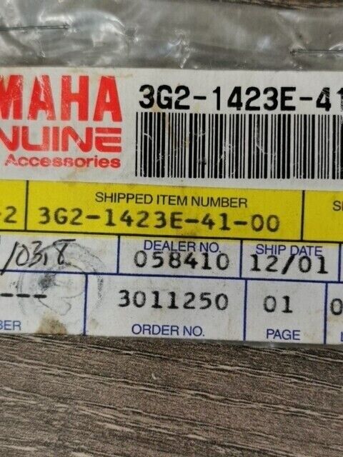 NOS YAMAHA SNOSCOOT SV80EP SV80M SV80P 1988 - 1990 MAIN JET 3G2-1423E-41-00 Y108