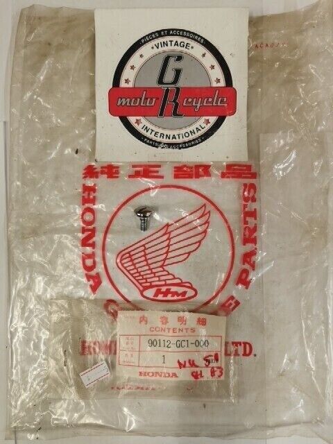 NOS HONDA CA50 CA50G CA50H JAZZ 1986 - 1995  BOLT 90112-GC1-000 H70