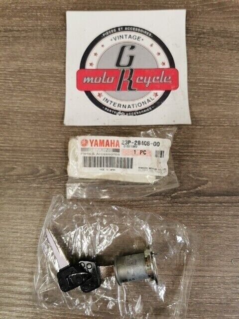 NOS YAMAHA XTZ12BCL  XTZ12BB 2012 2013  LOCK SET 23P-28406-00-00 Y104