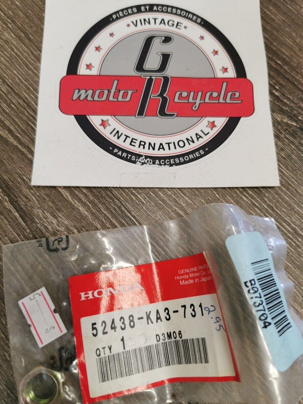 NOS HONDA CR125R HEX NUT 52438-KA3-731 H51