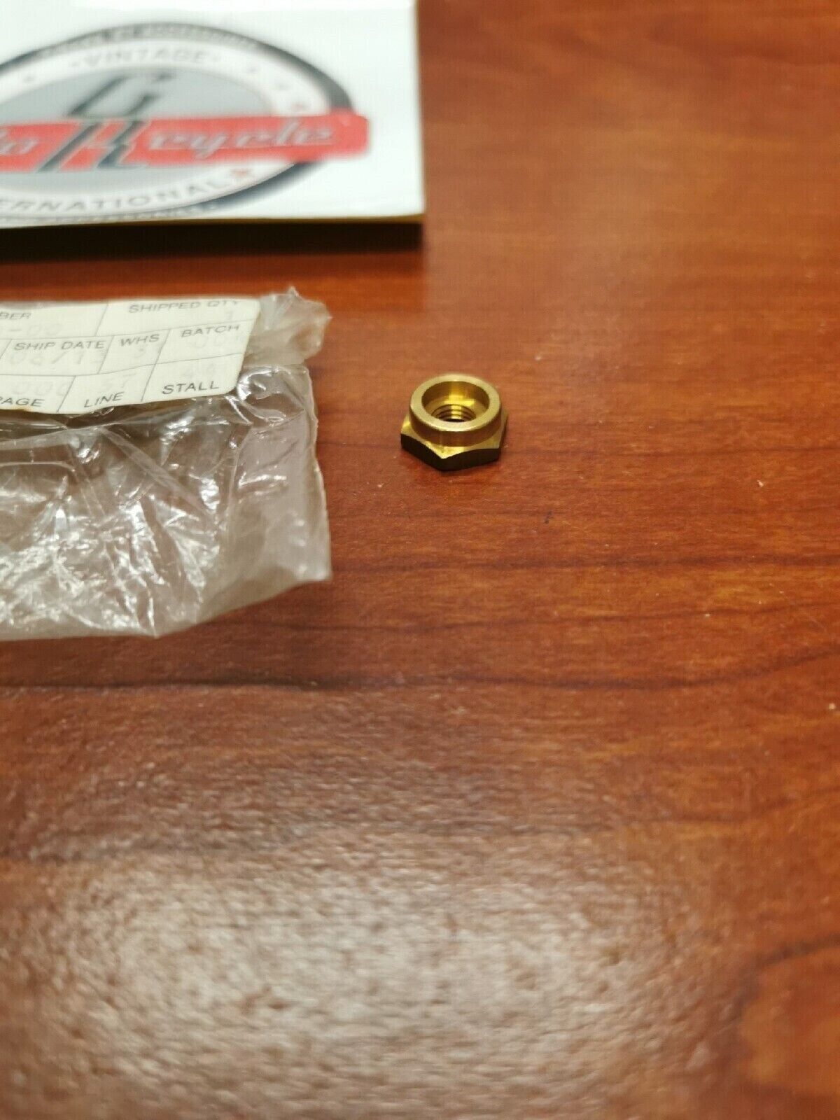 NOS Yamaha YZ100 IT125 CABLE ADJUSTING NUT 537-14161-00-00 Y71