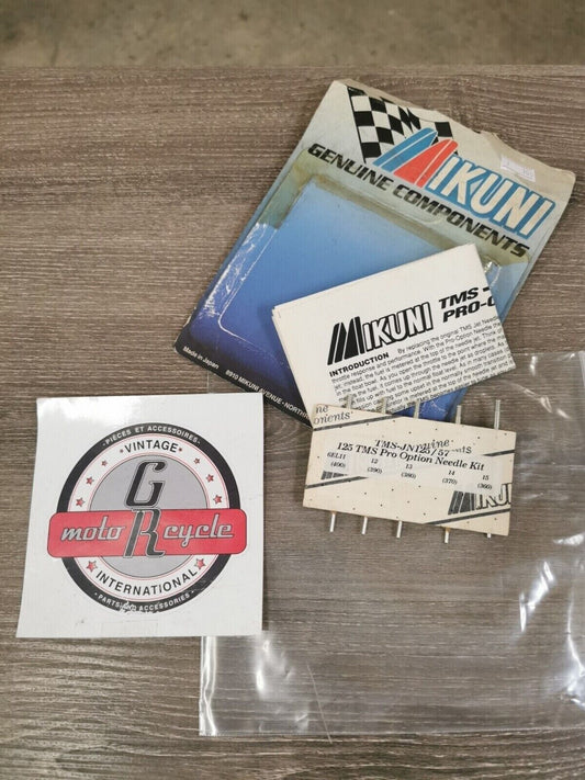 NOS MIKUNI 125TMS PRO OPTION CARBURATOR NEEDLE KIT TMS-JN125/57 J20