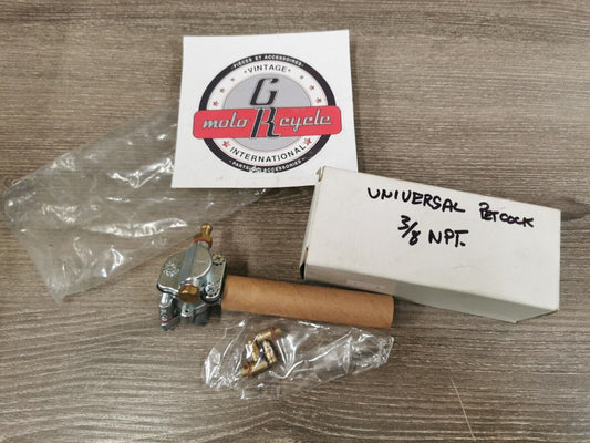 NOS Universal Fuel Petcock 3/8" NPT  20-0100 J20