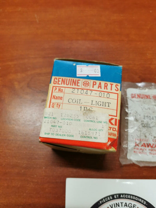 NOS Kawasaki MC1 G4TR G3SS G3TR G5 KV100 LIGHTING (A) COIL 21047-010 K23