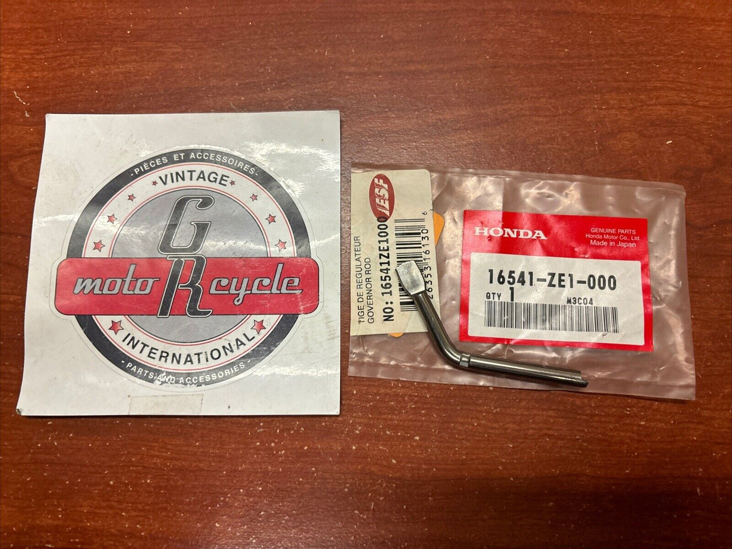 NOS Honda GX110 GX120 GX140 GX160 GX200 GOVERNOR ARM SHAFT 16541-ZE1-000 H184