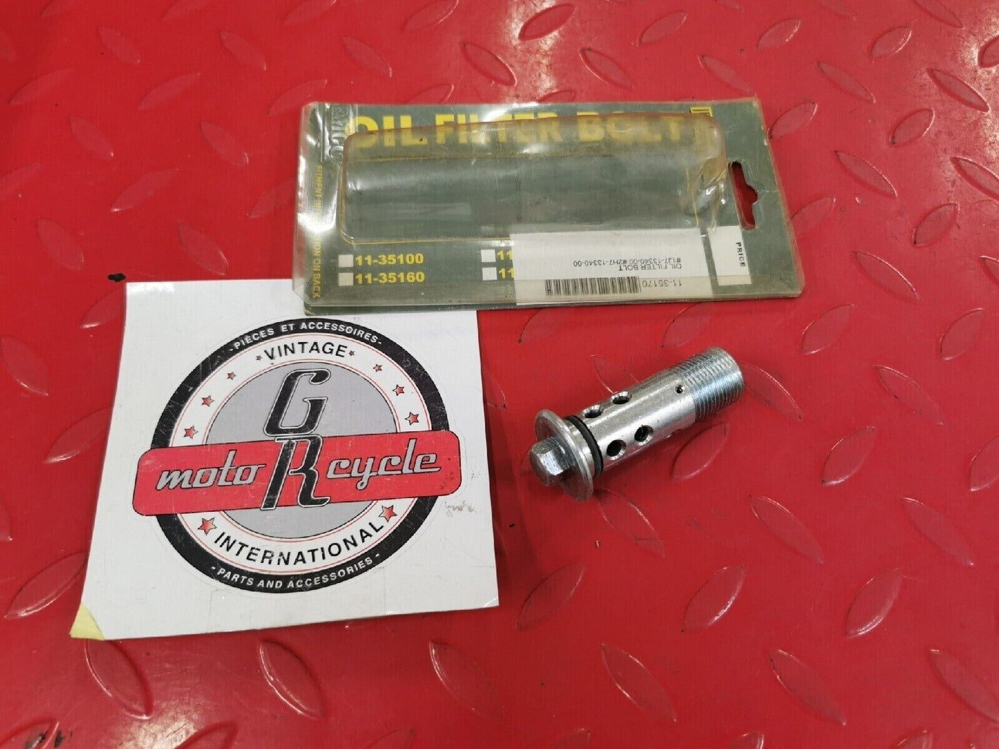 NOS EMGO  Yamaha Oil Filter Element Bolt 1J7-13340-00-00 J11