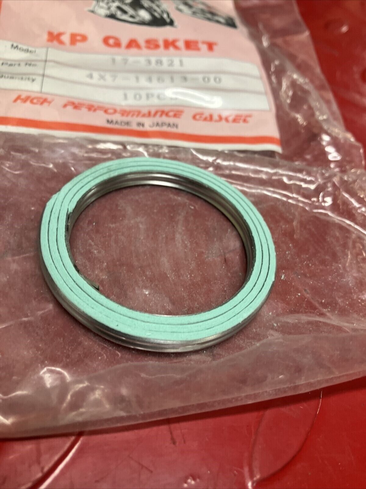 NOS YAMAHA EXHAUST PIPE GASKET 4X7-14613-00-00 SUB BY 3EG-14613-00-00 Y63