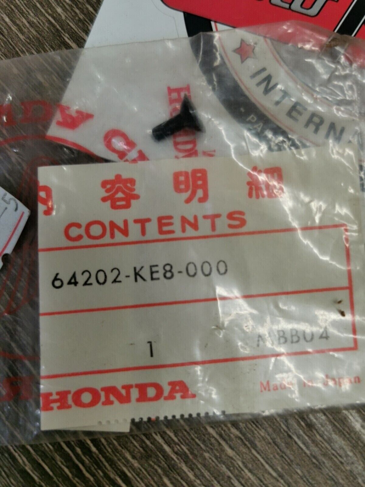 NOS HONDA SCREEN SETTING PIN 64202-KE8-000 H54