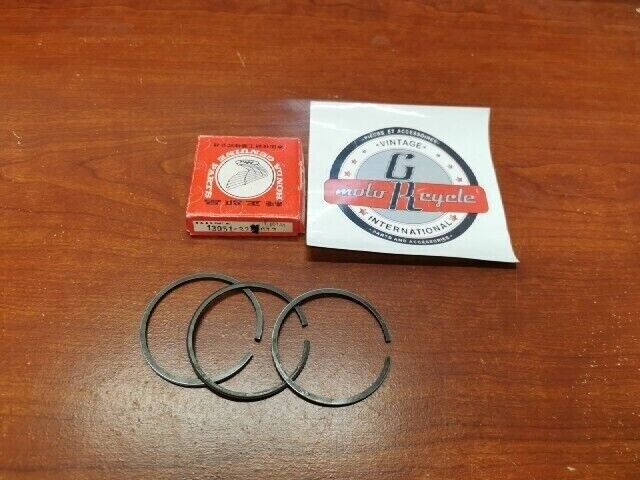 NOS Honda CB125S CD125S SL125 K1 PISTON RING SET (1.00) 13051-324-013 H75