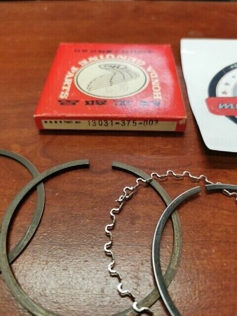 NOS Honda CB500T PISTON RING SET (OS 0.50) 13031-375-003 SUB. 13031-375-005 H93