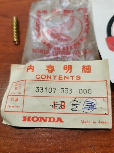 NOS Honda CB250 CB400 CM400 TB50 BEAM ADJUSTING SPRING 33107-333-000 H98