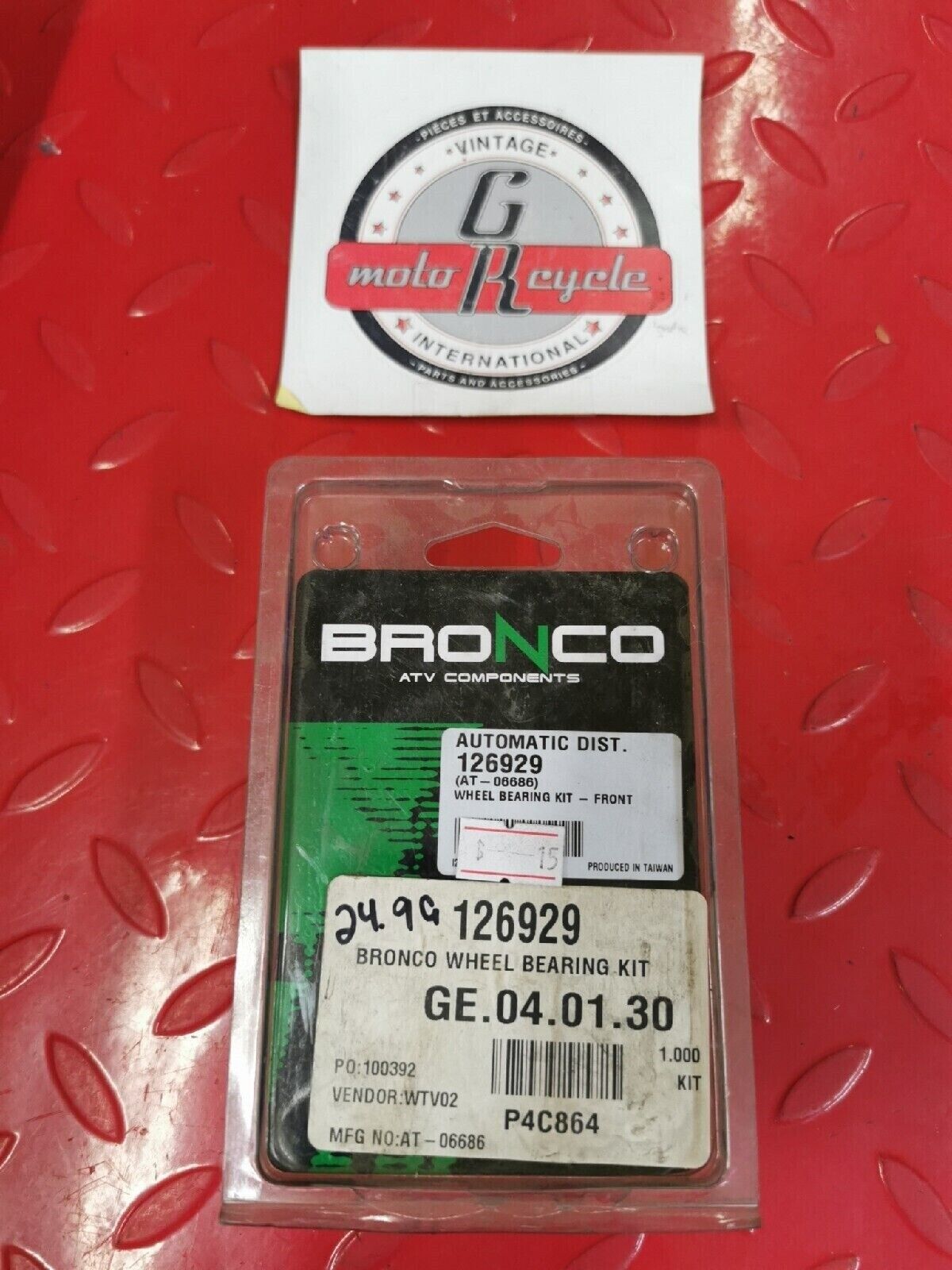 NOS BRONCO HONDA TRX200SX 1986 - 1988   WHEEL BEARING KIT FRONT AT-06686 J13
