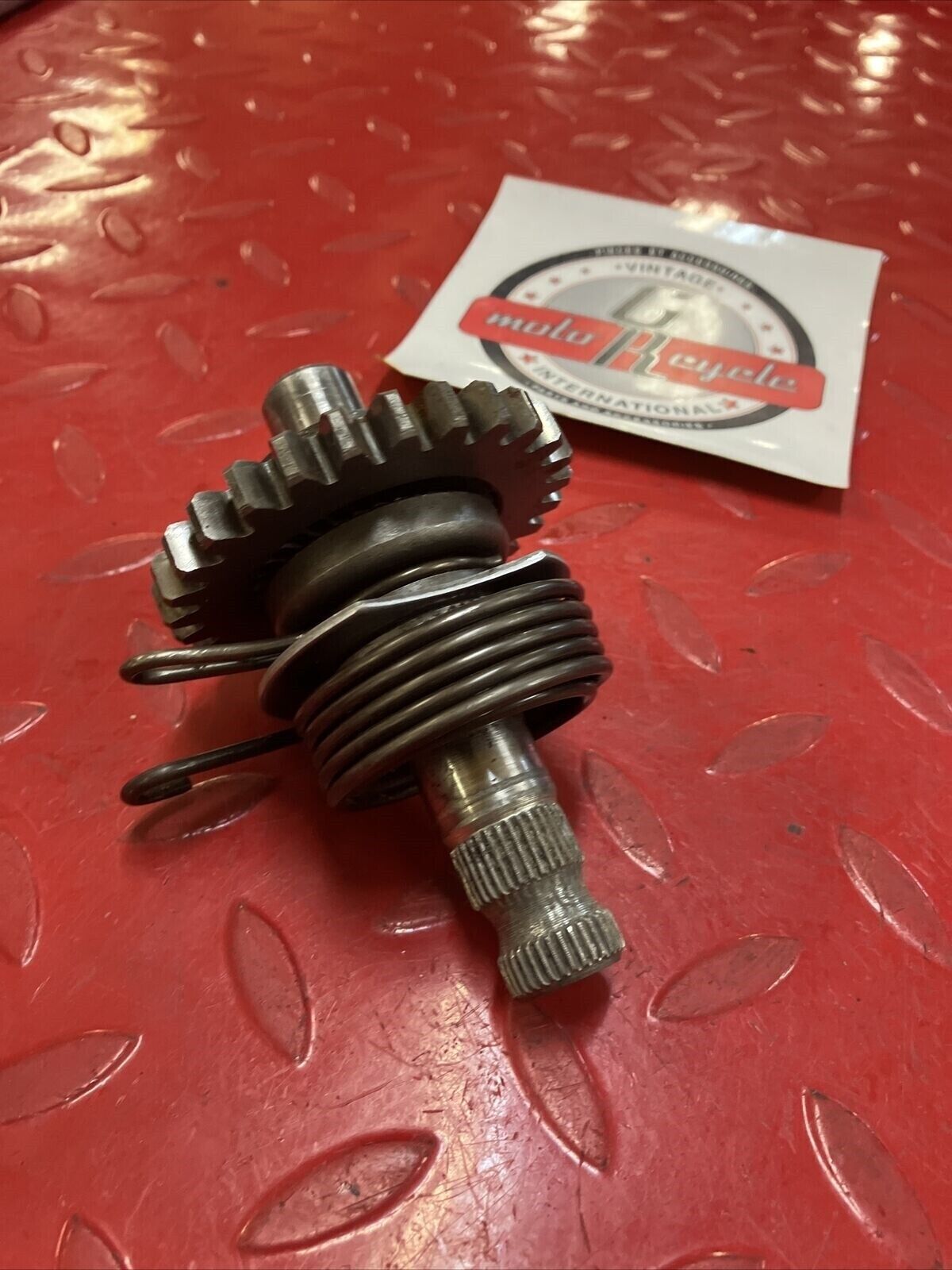 Yamaha RD400 1977 kickstarter kick starter shaft spindle gear 278-15660-01-00