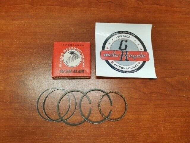 NOS Honda CB500 K0 K1 K2 K3 PISTON RING SET (0.75) 13041-323-014 H75