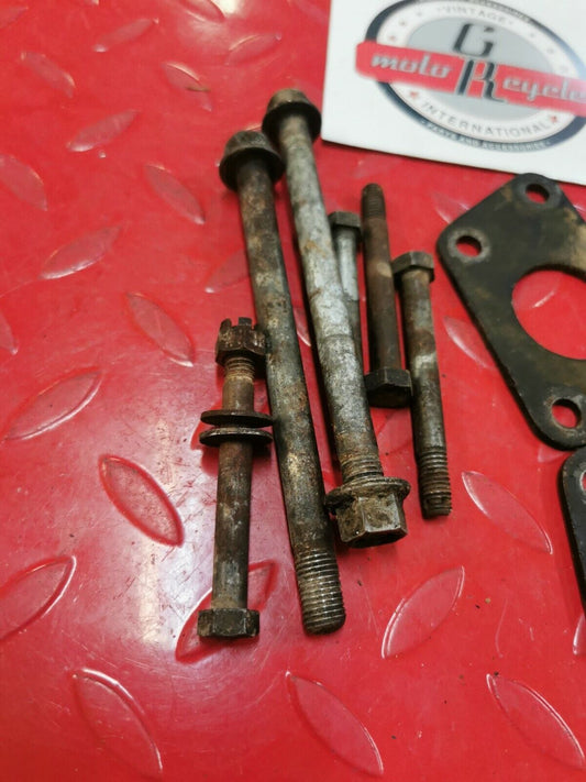 Honda MT250 1975 Engine motor hanger mounting mount bolt plate hardware CR250M