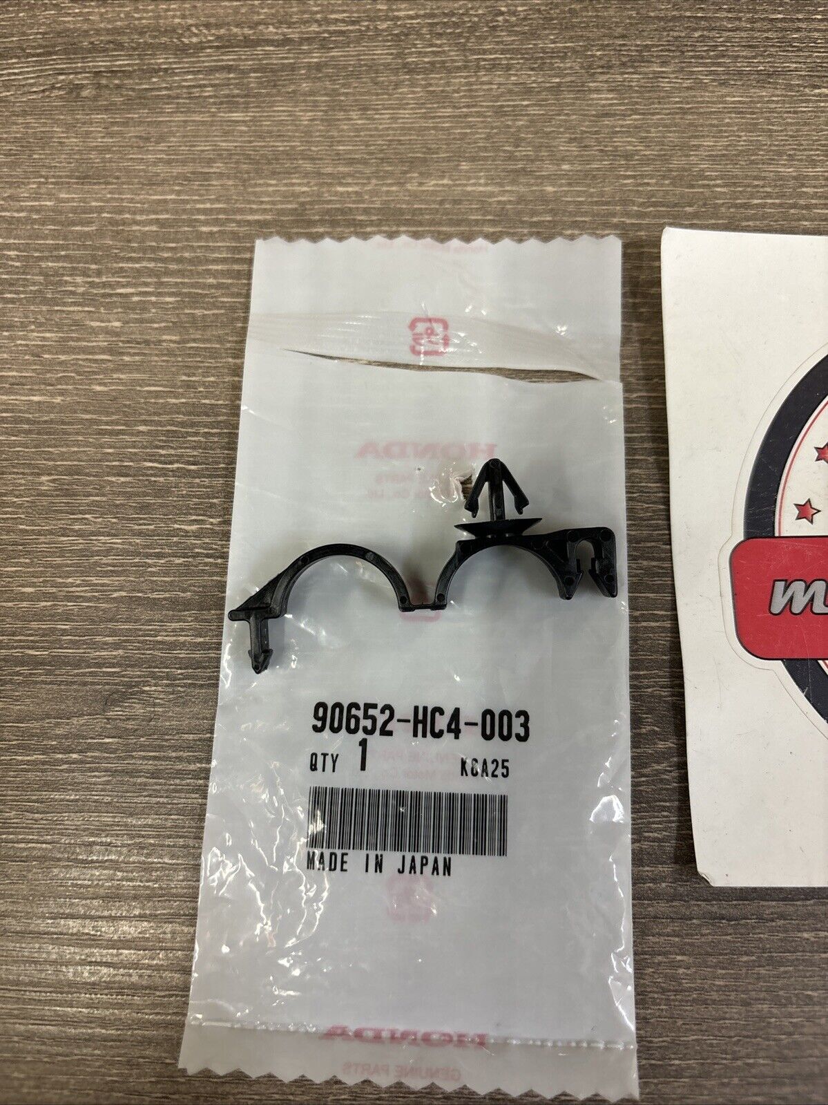 NOS Honda CB1000 F CBR900RR CHF50 GL1800 HARNESS CLAMP 90652-HC4-003 H128