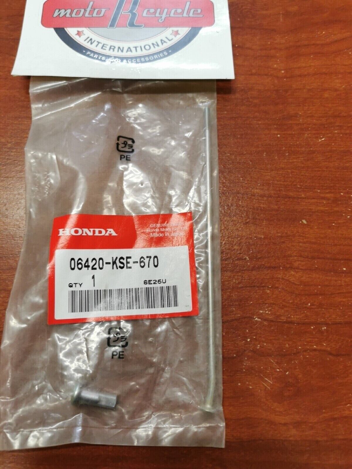 NOS Honda 2007 - 2009 2012 - 2023 CRF150R REAR SPOKE &NIPPLE 06420-KSE-670 H36