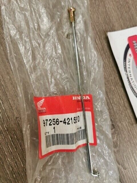 NOS HONDA XL100 1977 1978 SPOKE B 10X159 97256-42158-10 H95