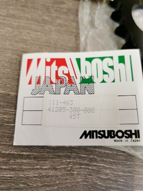 NOS MITSUBOSHI HONDA CB750 SPROCKET FINAL DRIVEN 45T 111-463 J55