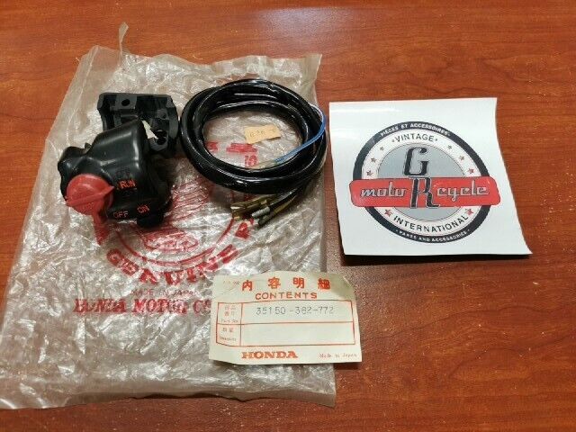 NOS Honda 1975 XL175K2 XL175 K2 LIGHTING STOP SWITCH 35150-362-772 H68