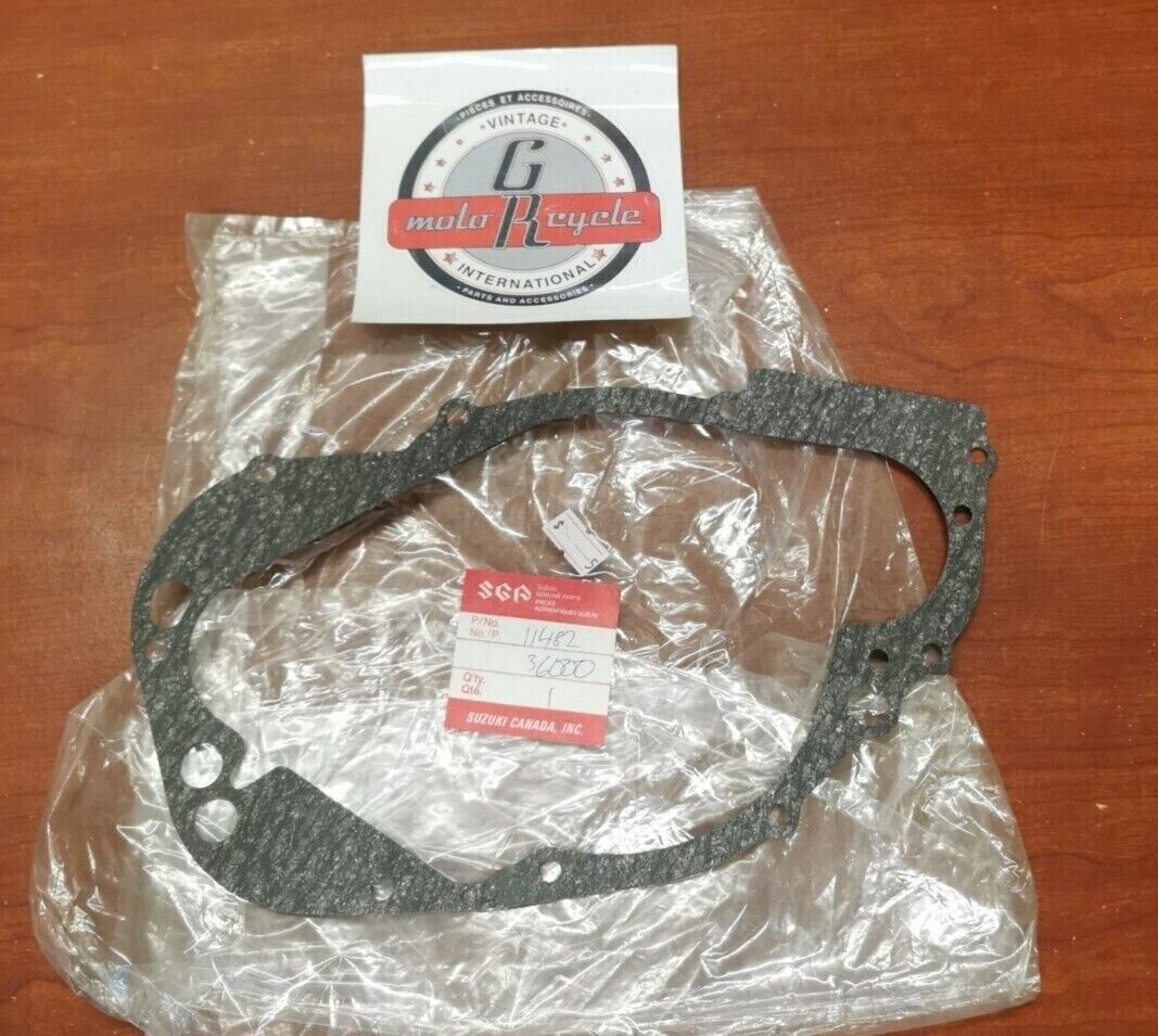 NOS Suzuki 1973 - 1977 GT185 CLUTCH COVER GASKET 11482-36000-H17 S15