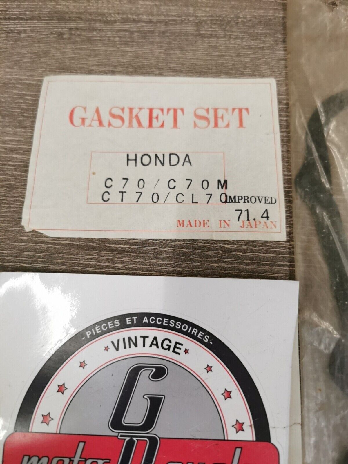 NOS HONDA C70 C70M CT70 CL70 INCOMPLETE GASKET SET  J28