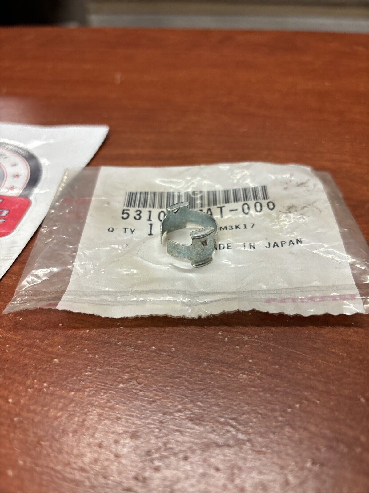 NOS Honda CB1100SF CBR1100XX CBR600RR HANDLE WEIGHT SNAP RING 53108-MAT-000 H172