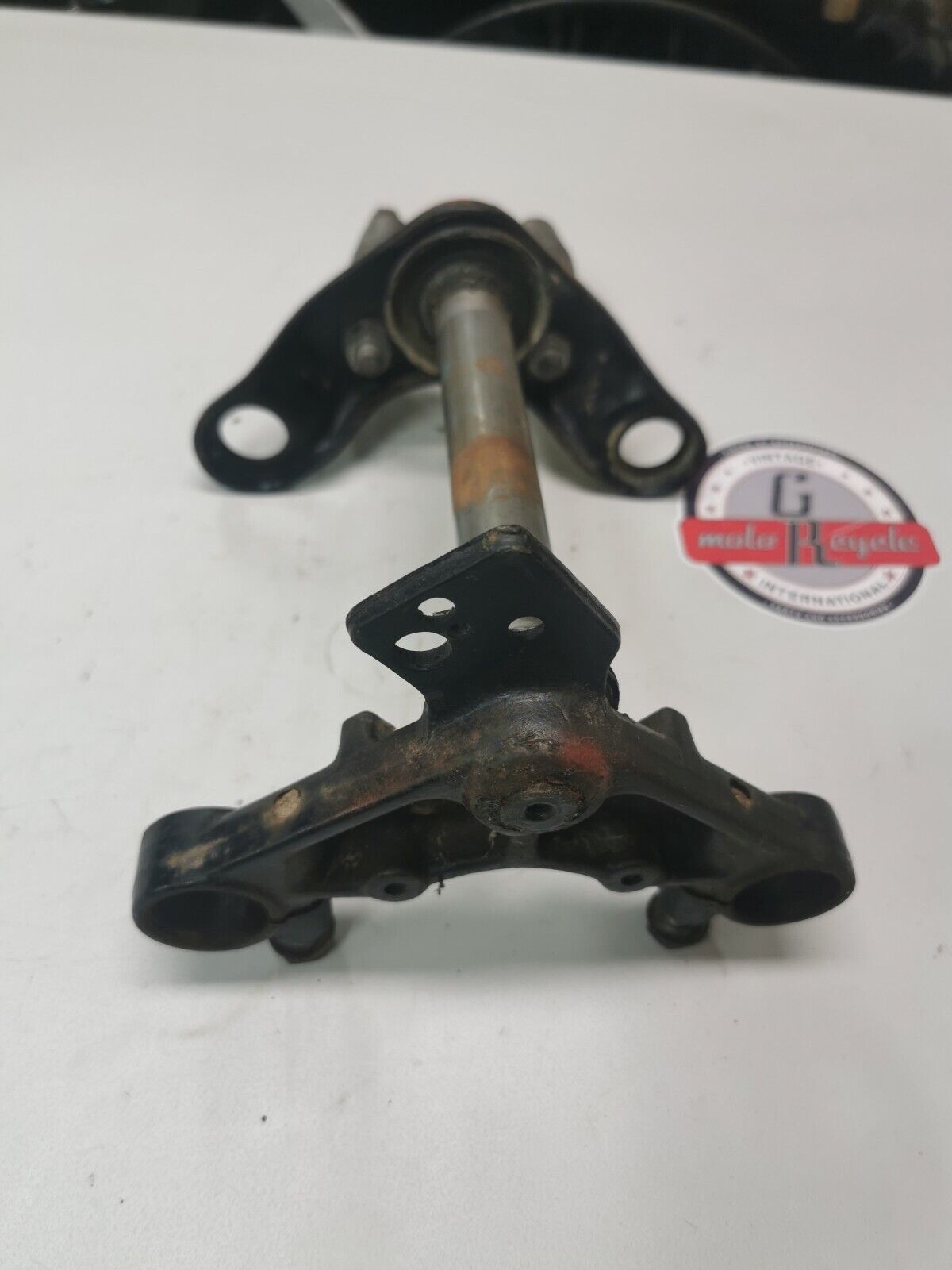 Honda XL100S 1981 steering stem triple clamp tree bridge top 53200-150-000ZA