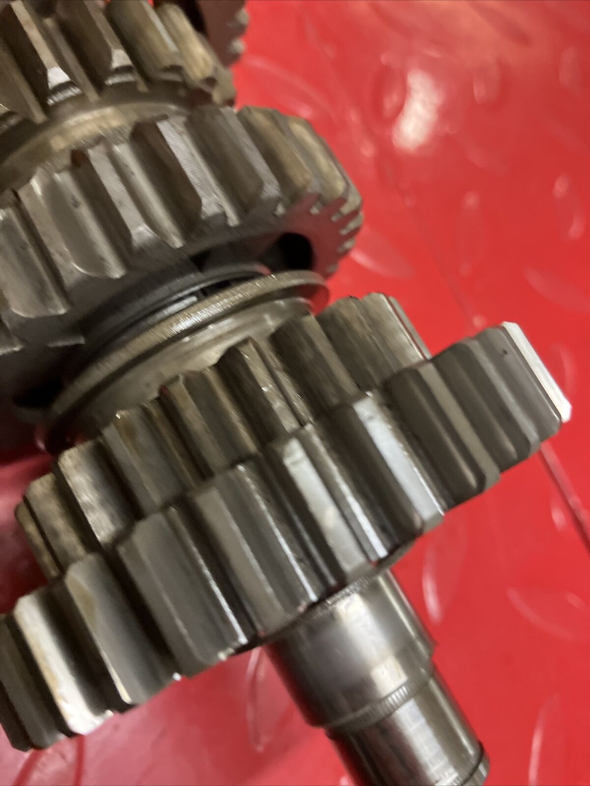 Yamaha DT250 1977 transmission mainshaft countershaft shaft gear DT400 1978 2