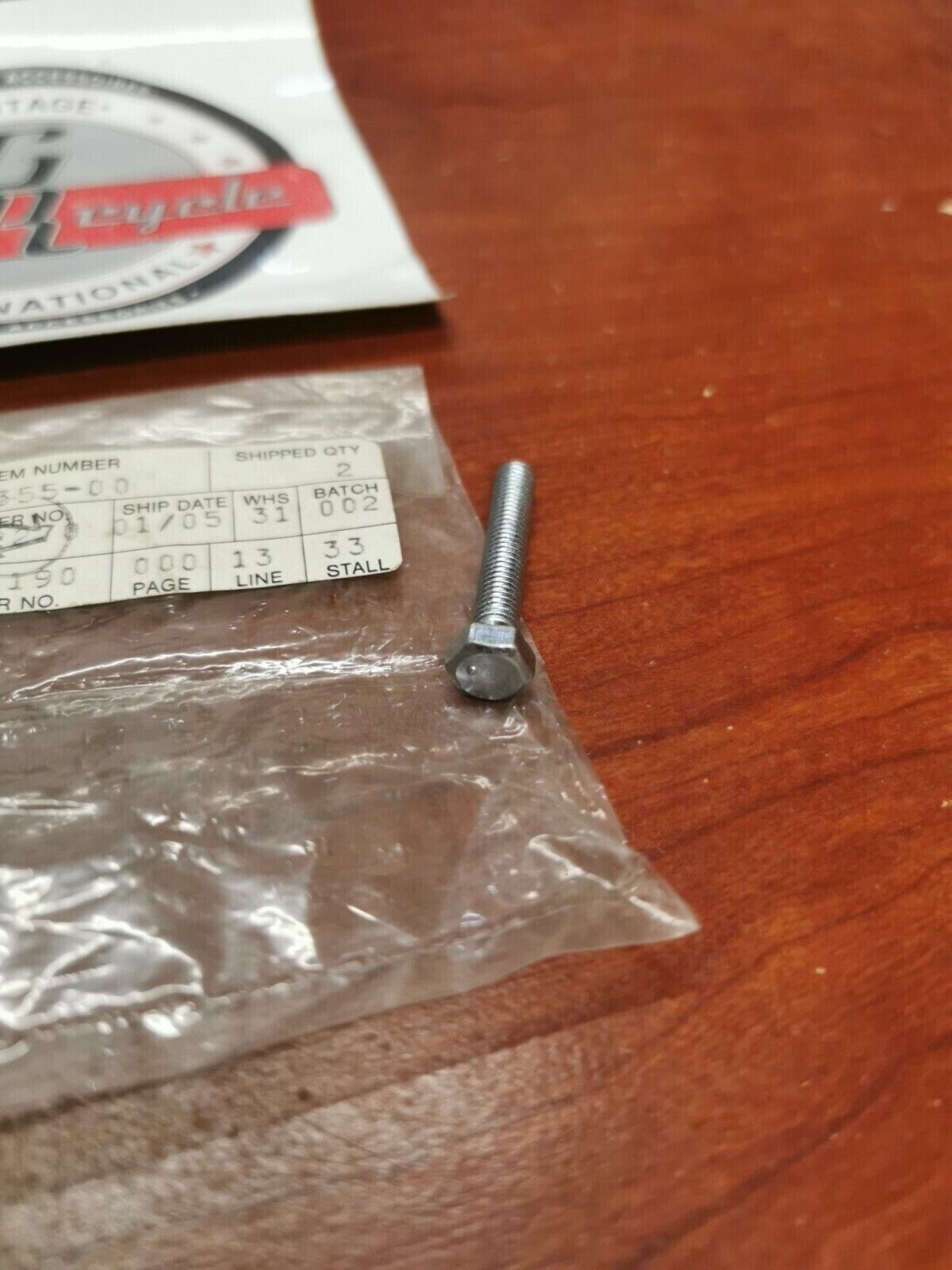 NOS YAMAHA CF300 ET340 EC340 ET300 ET250 BOLT 90101-05355-00 Y72